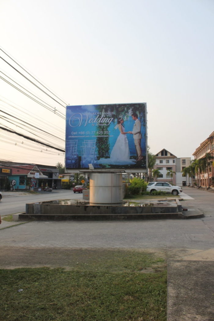 Billboard advertising koh samui