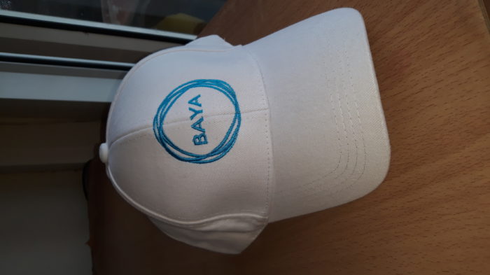 hat logo in white quality baseball hats
