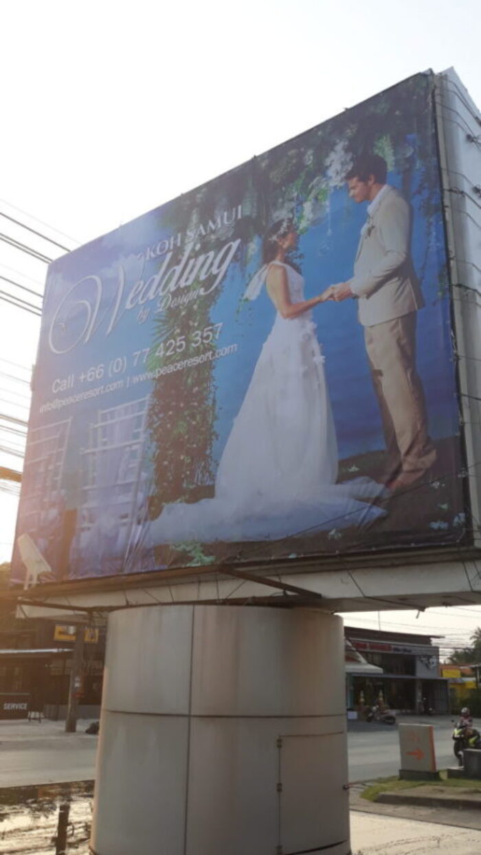 wedding billboard