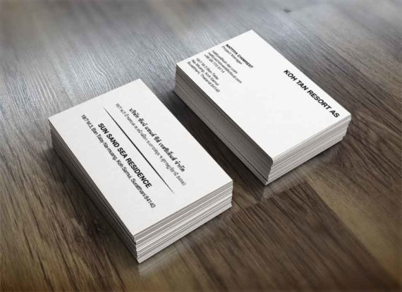 Sea Sand Sun Residence Conqueror Business Card Two Sided