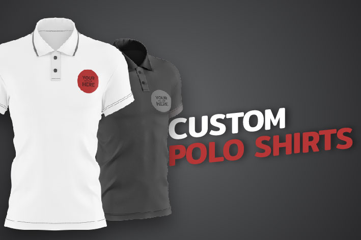 Custom polo shirt printing service in thailand. From picture of Two sample shirt floowing to polo shirt page